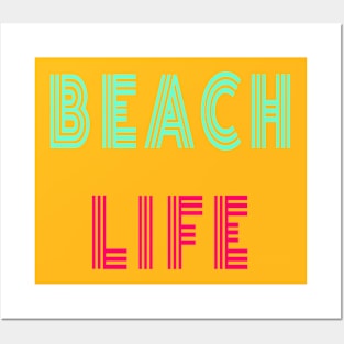 Beach Life Posters and Art